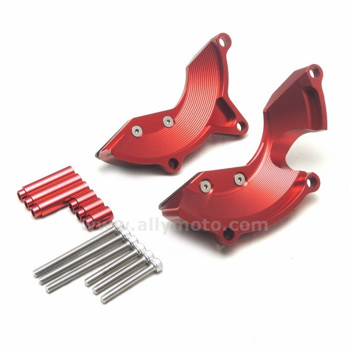 96 Yzf -R3 Engine Stator Frame Slider Protector Yamaha - R3 R25 2013-2016 Naked Guard Cover Pad Red@6